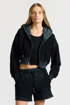 Boston Crop Hoodie