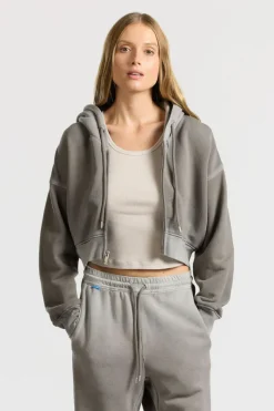 Boston Crop Hoodie