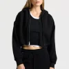 Boston Crop Hoodie