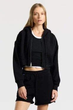 Boston Crop Hoodie