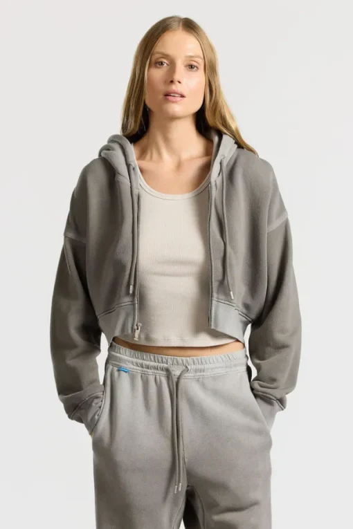Boston Crop Hoodie