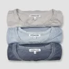 Classic Crew Long Sleeve Shirt (3-Pack)