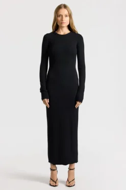 Verona Crewneck Maxi Dress