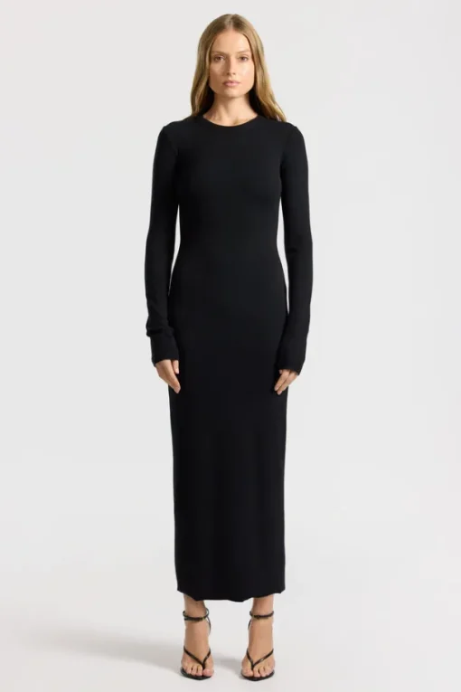 Verona Crewneck Maxi Dress