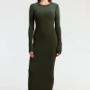 Verona Crewneck Maxi Dress