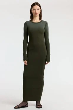 Verona Crewneck Maxi Dress