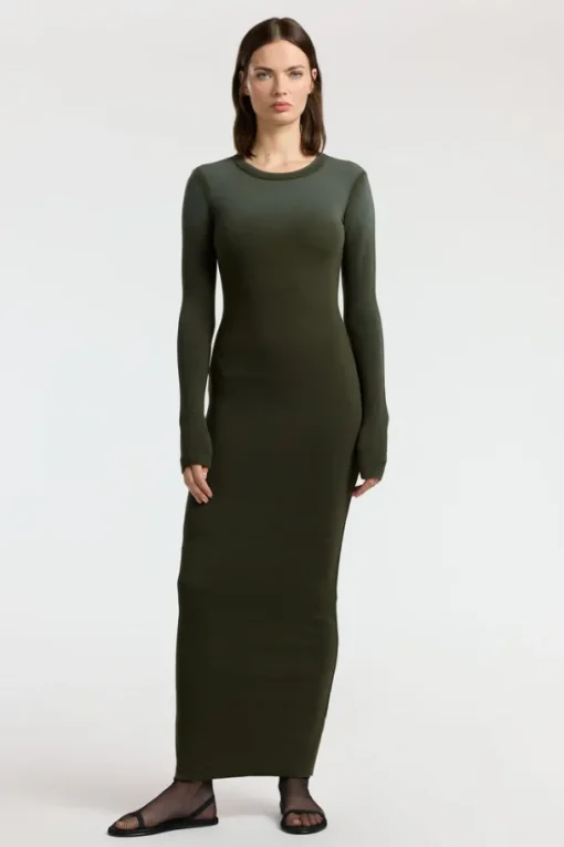 Verona Crewneck Maxi Dress