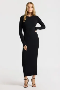Verona Crewneck Maxi Dress