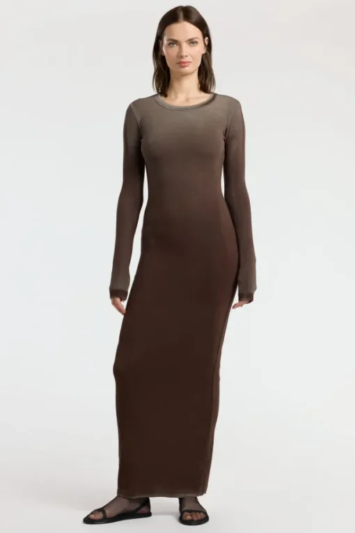 Verona Crewneck Maxi Dress