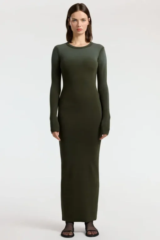 Verona Crewneck Maxi Dress