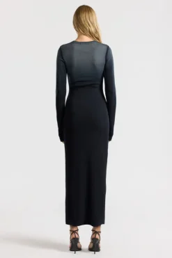Verona Crewneck Maxi Dress
