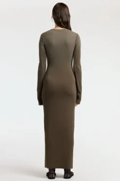 Verona Crewneck Maxi Dress