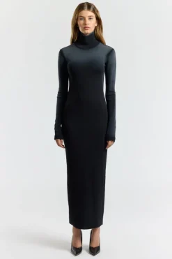 Verona Turtleneck Maxi Dress