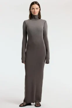 Verona Turtleneck Maxi Dress
