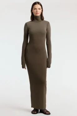 Verona Turtleneck Maxi Dress