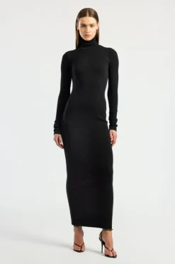 Verona Turtleneck Maxi Dress