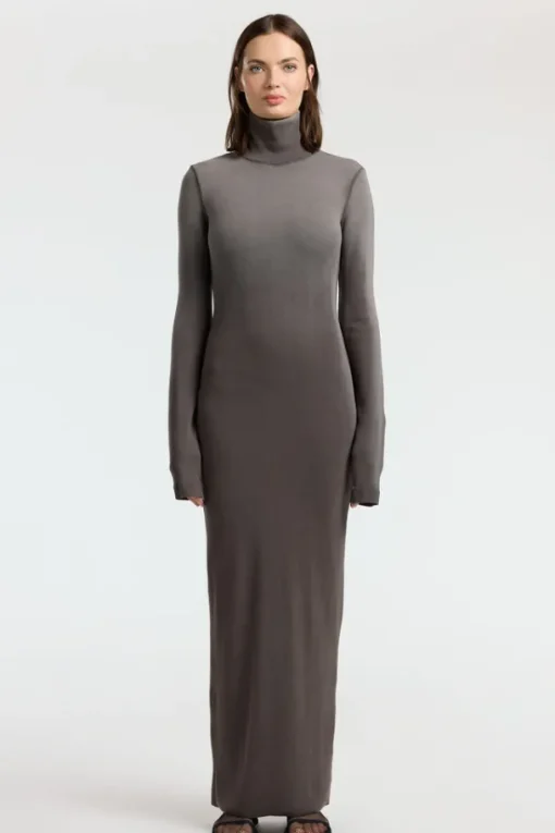 Verona Turtleneck Maxi Dress