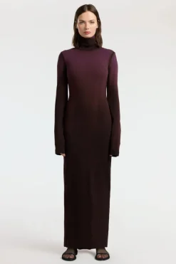 Verona Turtleneck Maxi Dress