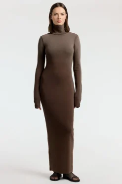 Verona Turtleneck Maxi Dress