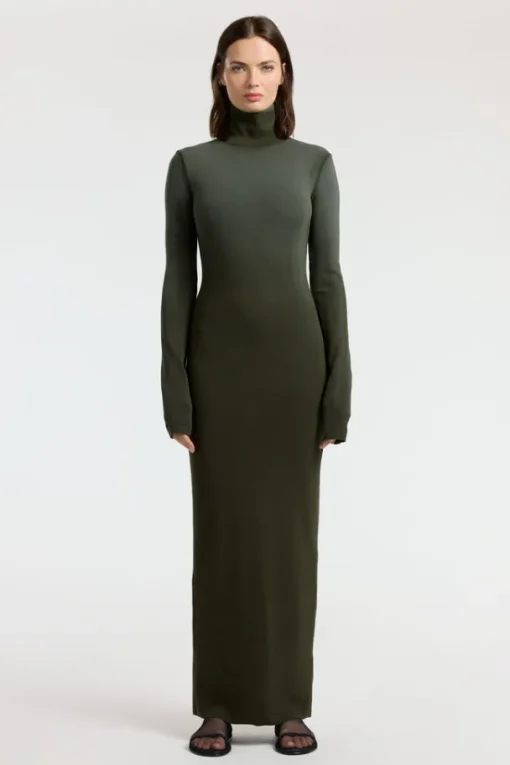 Verona Turtleneck Maxi Dress