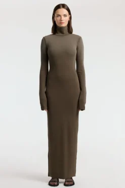 Verona Turtleneck Maxi Dress