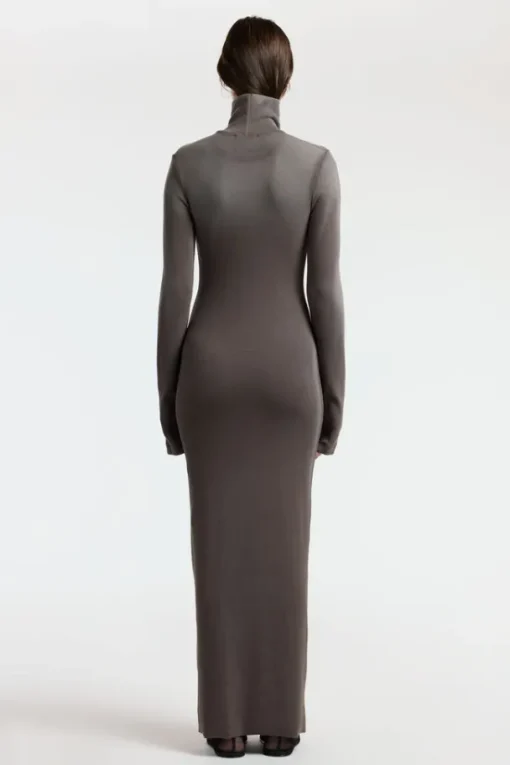 Verona Turtleneck Maxi Dress