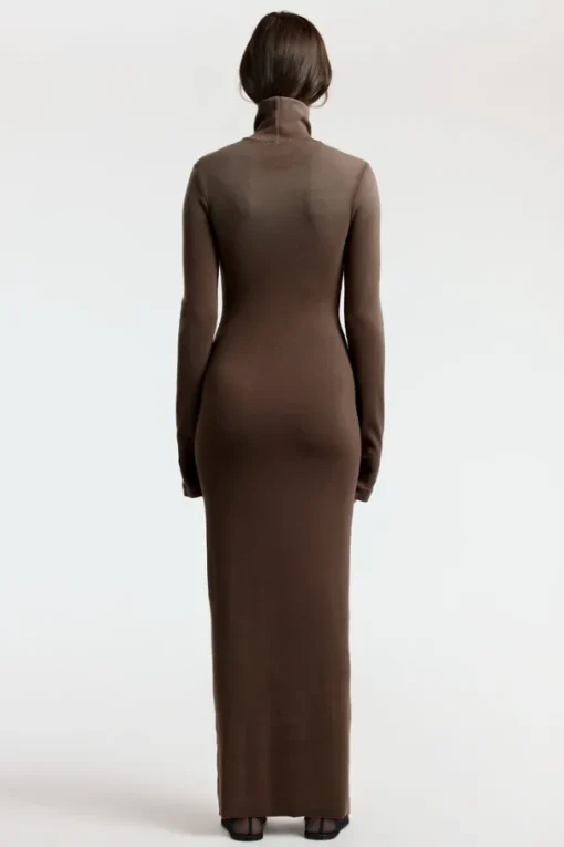 Verona Turtleneck Maxi Dress