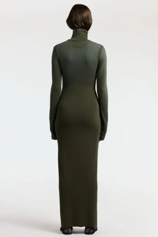 Verona Turtleneck Maxi Dress