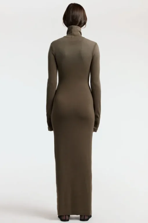Verona Turtleneck Maxi Dress